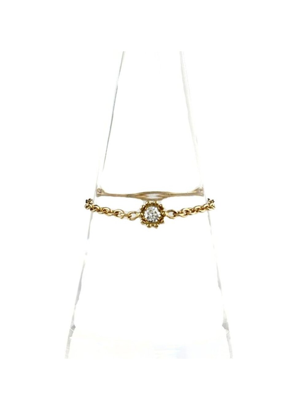 Dior Mimi Rose Yellow Gold Ring 750 Diamond